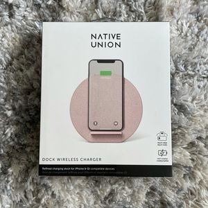 Pink Native Union Dock Wireless Charger
